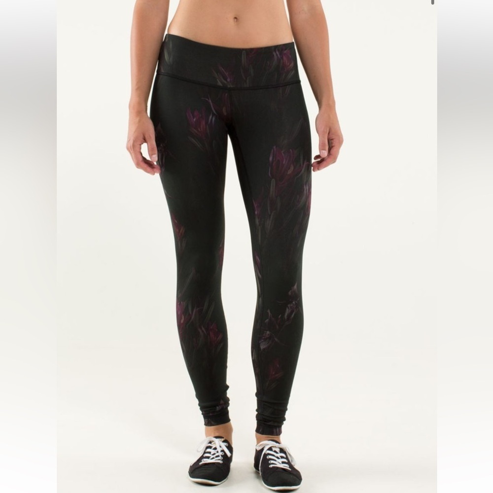 Lululemon Wunder Under Pant Midnight Iris Multi / Black
